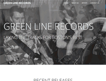 Tablet Screenshot of greenlinerecords.com